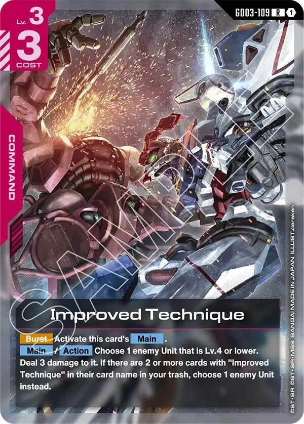 Image for Improved Technique - Gundam Card Game