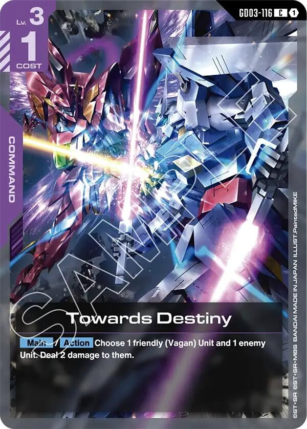 Image for Towards Destiny - Gundam Card Game