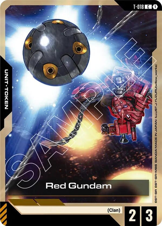 Image for Red Gundam (T-018) - Gundam Card Game
