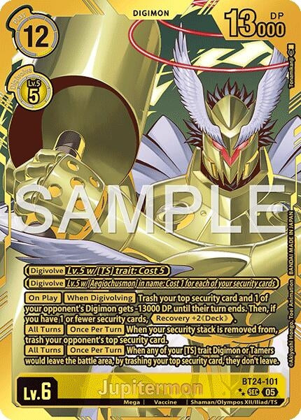 Image for Jupitermon (Rare Pull) - Digimon Card Game