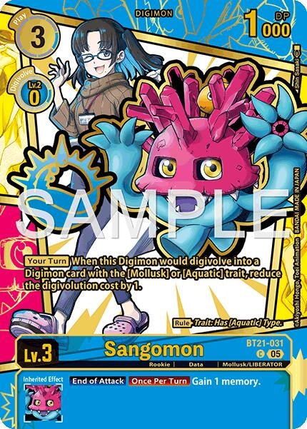 Image for Sangomon (Rare Pull) - Digimon Card Game