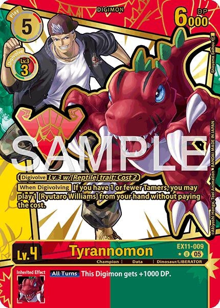 Image for Tyrannomon (Rare Pull) - Digimon Card Game