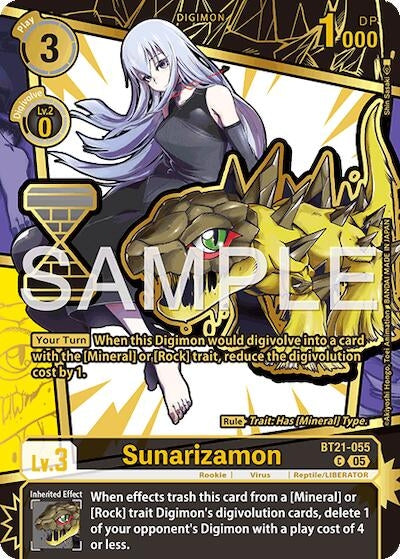 Image for Sunarizamon (Rare Pull) - Digimon Card Game