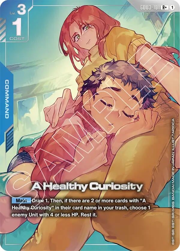 Image for A Healthy Curiosity (R+) - Gundam Card Game