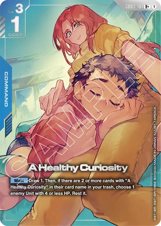 Image for A Healthy Curiosity (R+) - Gundam Card Game