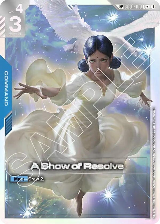 Image for A Show of Resolve (SP) (U+) - Gundam Card Game