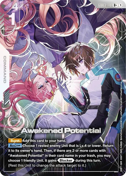 Image for Awakened Potential (R+) - Gundam Card Game