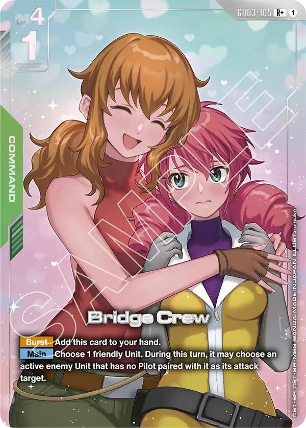Image for Bridge Crew (R+) - Gundam Card Game