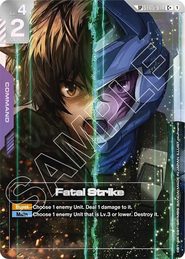 Image for Fatal Strike (SP) (C+) - Gundam Card Game
