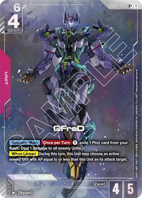 Image for GFreD (LR+) - Gundam Card Game