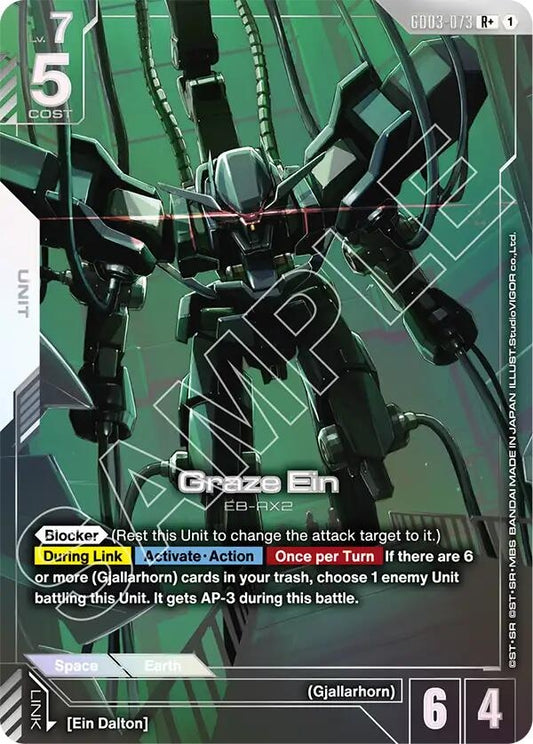 Image for Graze Ein (R+) - Gundam Card Game