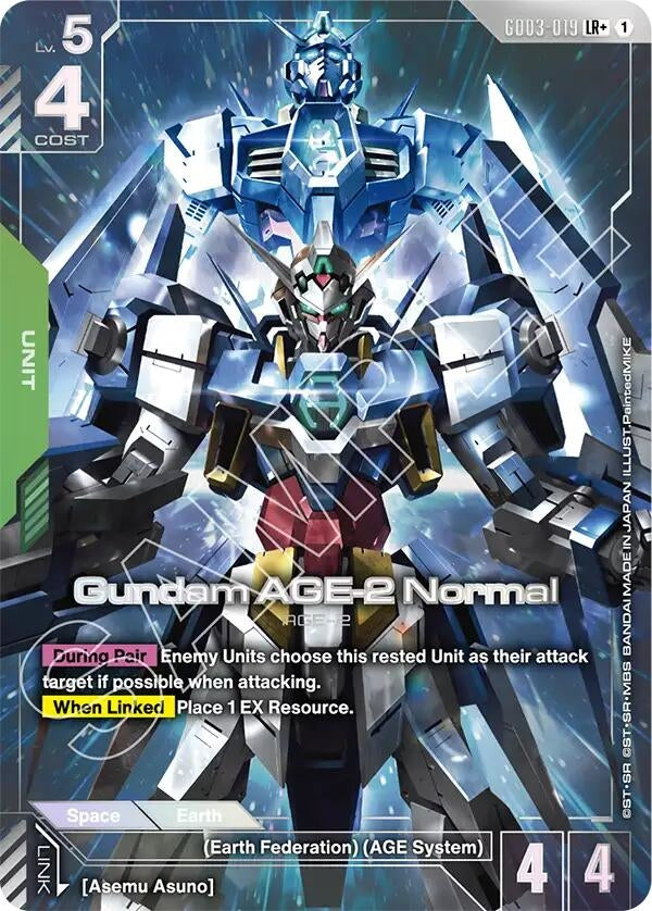 Image for Gundam AGE-2 Normal (LR+) - Gundam Card Game