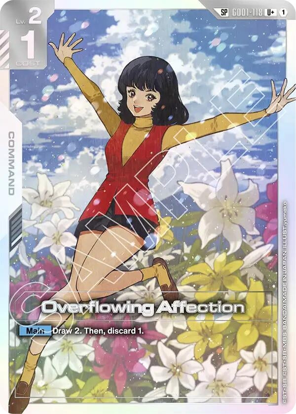 Image for Overflowing Affection (SP) (U+) - Gundam Card Game