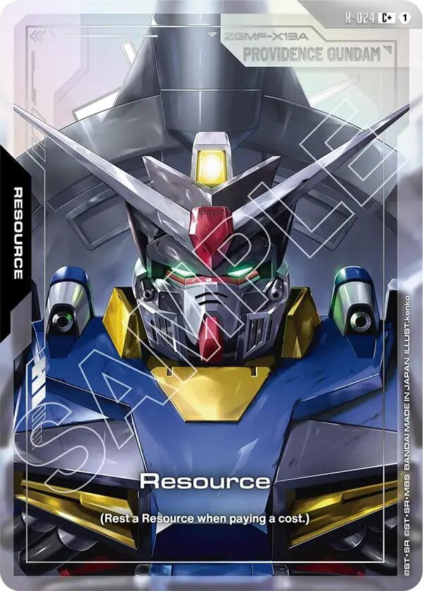 Image for Resource (R-024) (C+) - Gundam Card Game