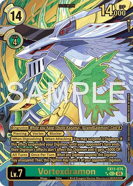 Image for Vortexdramon (Rare Pull) - Digimon Card Game