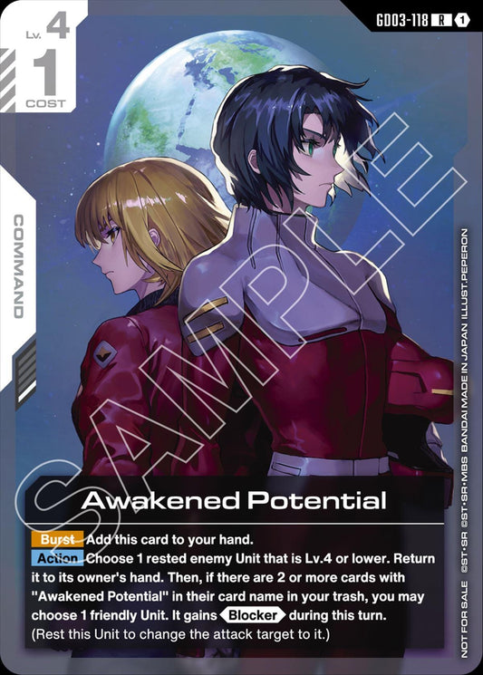 Image for Awakened Potential (Newtype Challenge 2026 Mission 1) - Gundam Card Game