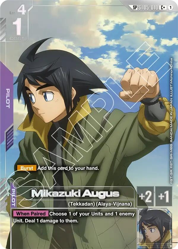 Image for Mikazuki Augus (SP) (C+) - Gundam Card Game
