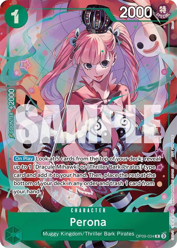 Image for Perona - OP09-034 - One Piece Card Game