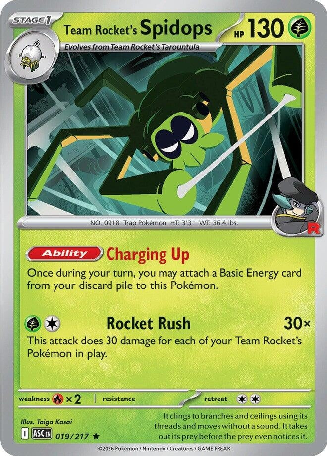 Image for Team Rocket's Spidops - Pokemon