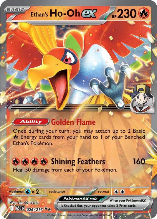 Image for Ethan's Ho-Oh ex - Pokemon
