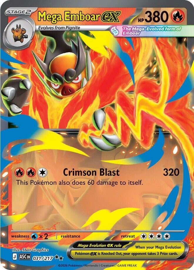 Image for Mega Emboar ex - Pokemon