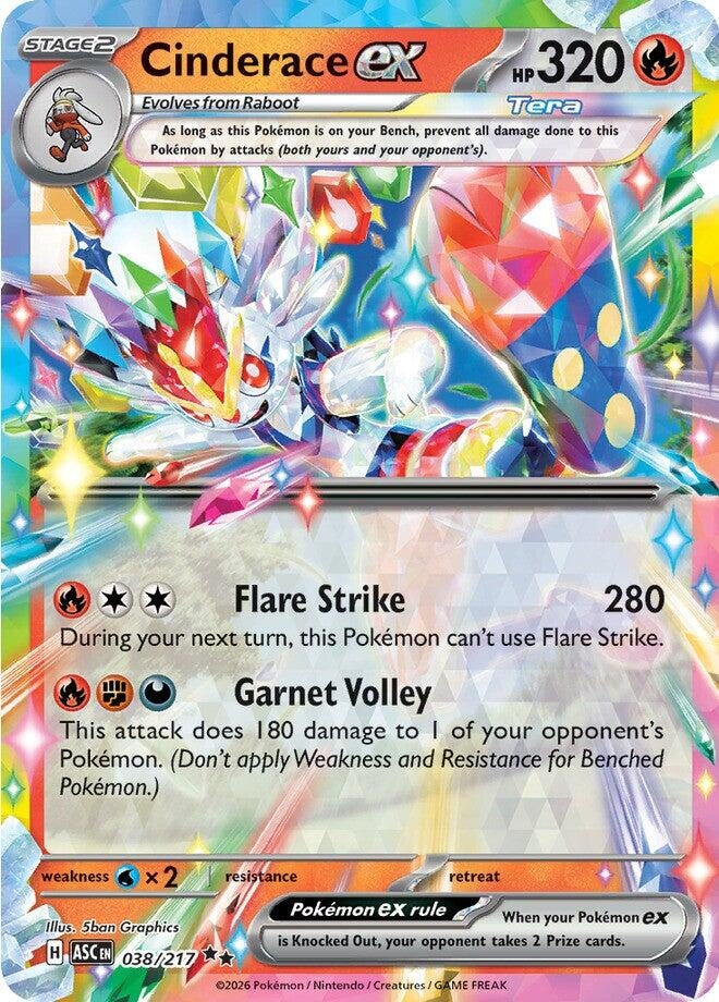 Image for Cinderace ex - Pokemon