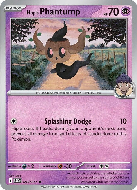Image for Hop's Phantump - Pokemon