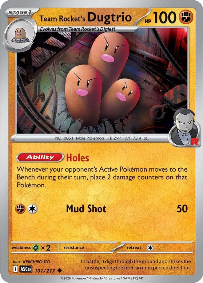 Image for Team Rocket's Dugtrio - Pokemon