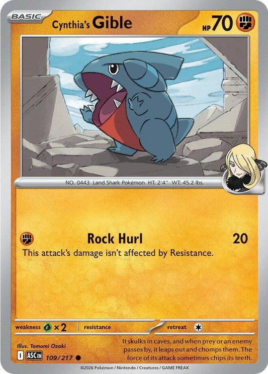 Image for Cynthia's Gible - Pokemon