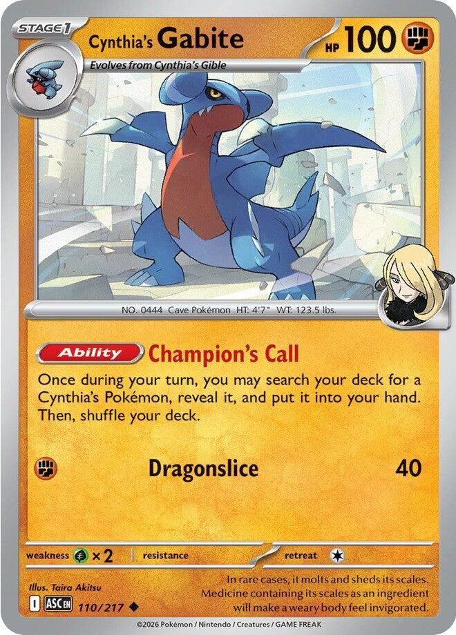 Image for Cynthia's Gabite - Pokemon