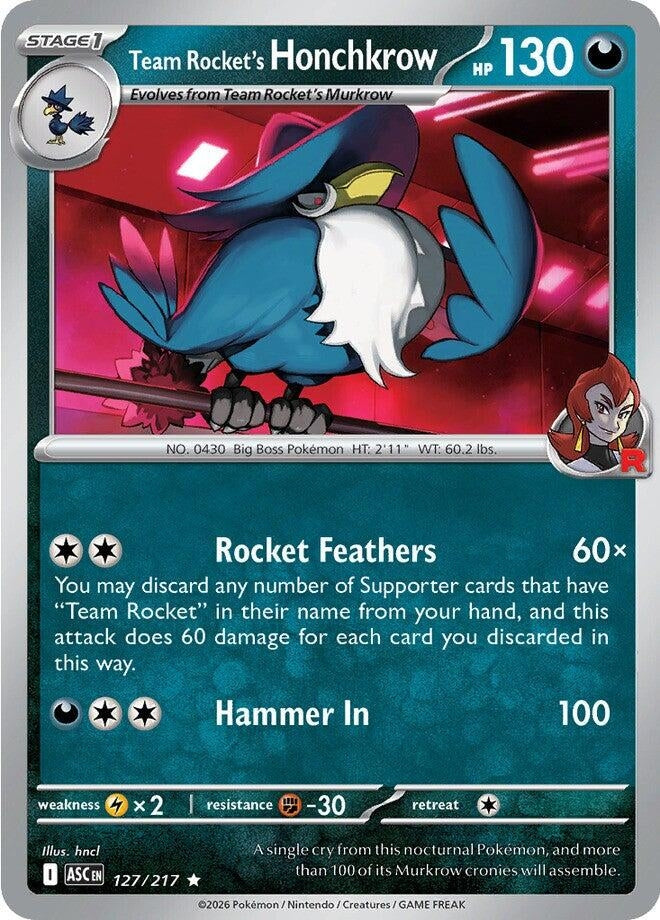 Image for Team Rocket's Honchkrow - Pokemon