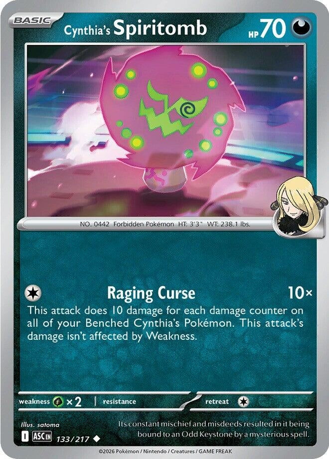 Image for Cynthia's Spiritomb - Pokemon