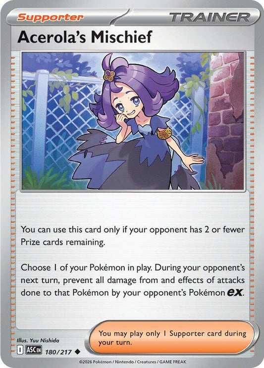 Image for Acerola's Mischief - Pokemon