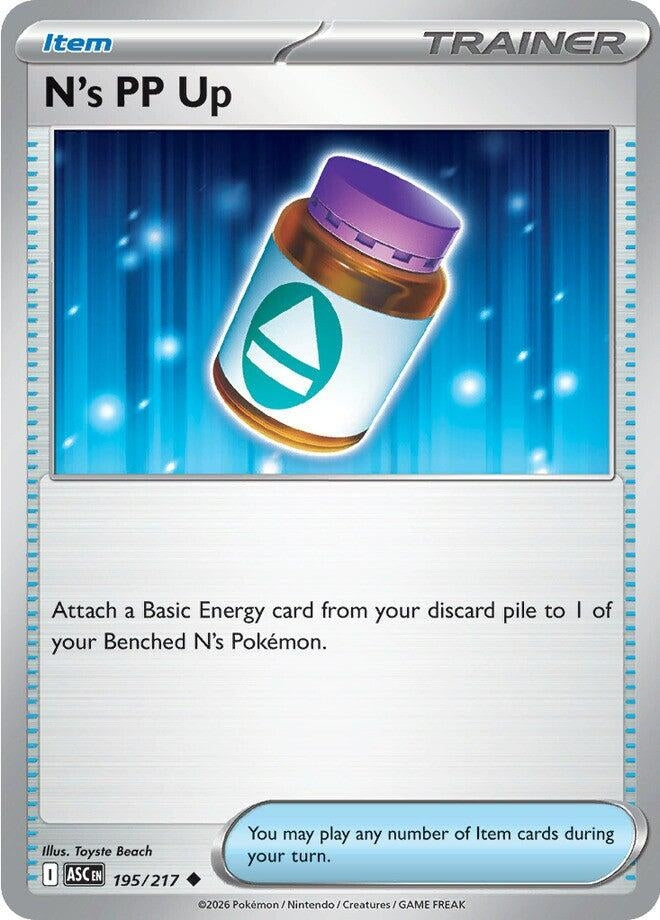 Image for N's PP Up - Pokemon