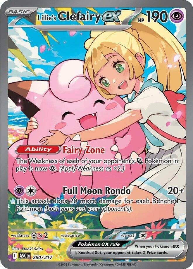 Image for Lillie's Clefairy ex - Pokemon