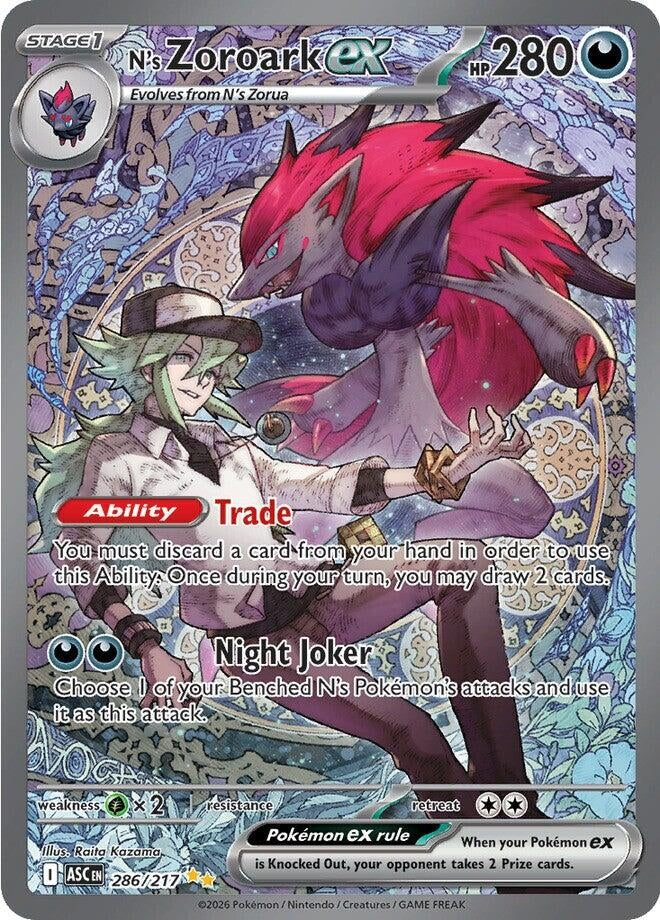 Image for N's Zoroark ex - Pokemon