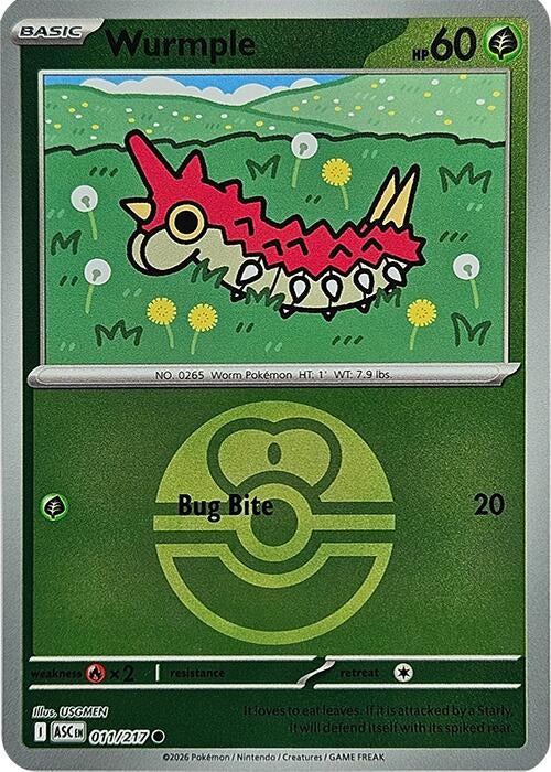 Image for Wurmple (Love Ball) - Pokemon