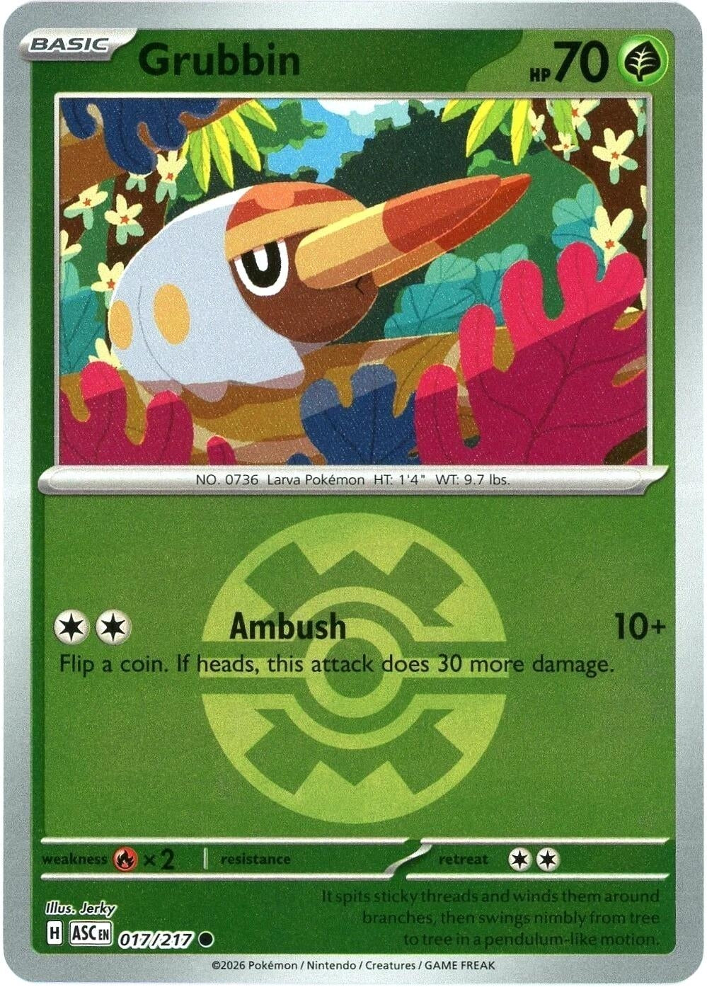 Image for Grubbin (Quick Ball) - Pokemon