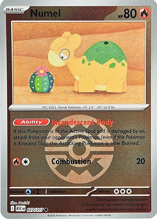 Image for Numel - 027/217 (Quick Ball) - Pokemon
