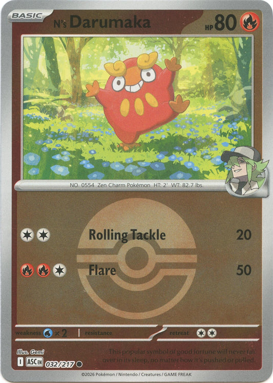 N's Darumaka (Poke Ball)