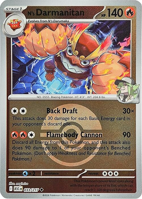 Image for N's Darmanitan (Poke Ball) - Pokemon