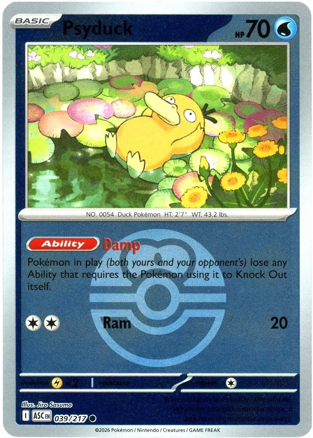 Image for Psyduck - 039/217 (Love Ball) - Pokemon