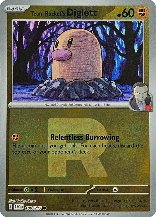 Image for Team Rocket's Diglett (Team Rocket) - Pokemon