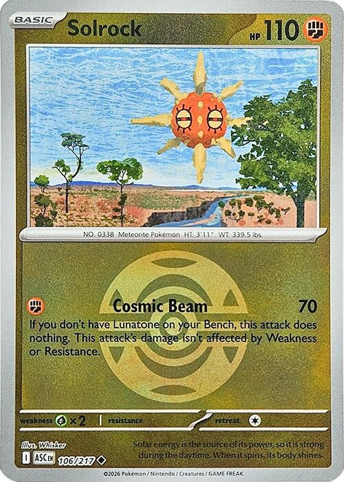 Image for Solrock (Dusk Ball) - Pokemon