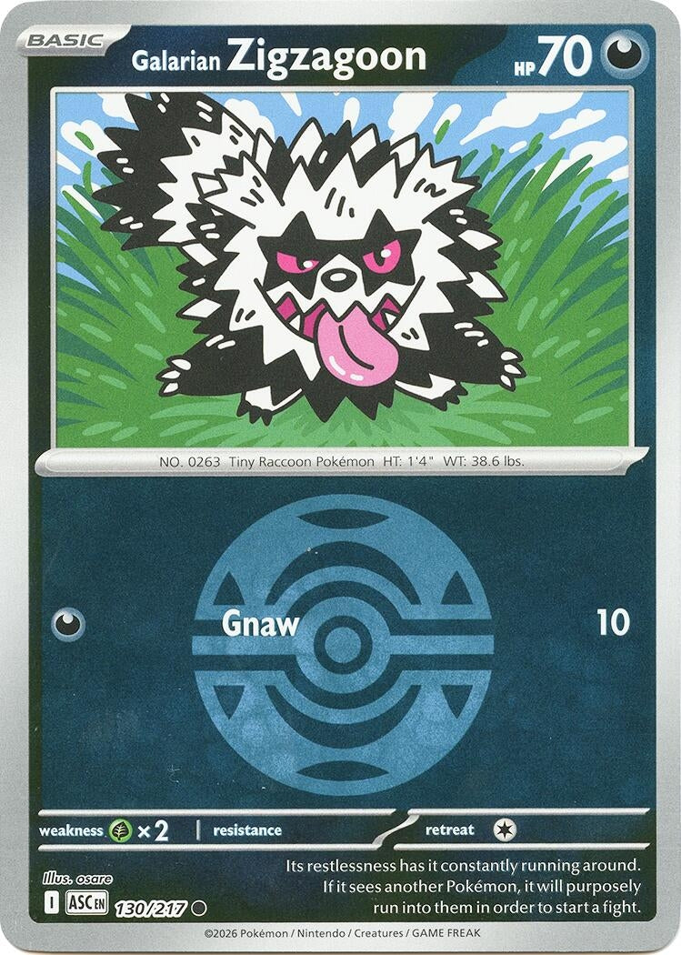 Galarian Zigzagoon (Dusk Ball)