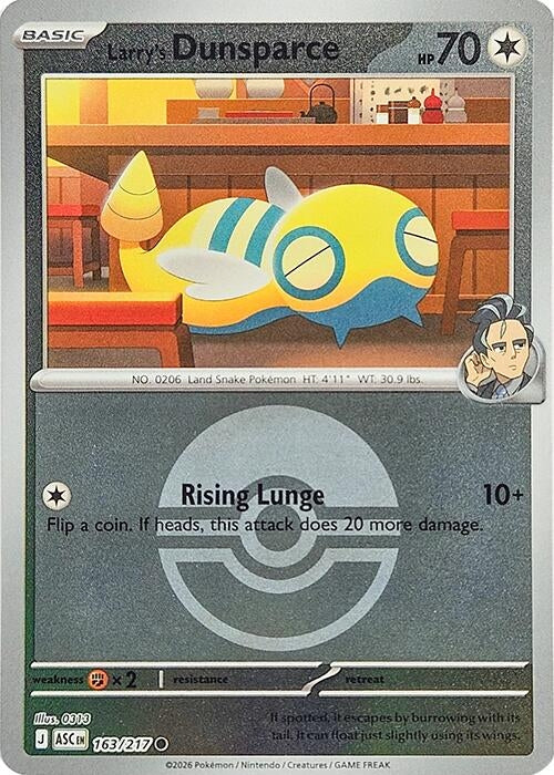 Image for Larry's Dunsparce (Poke Ball) - Pokemon