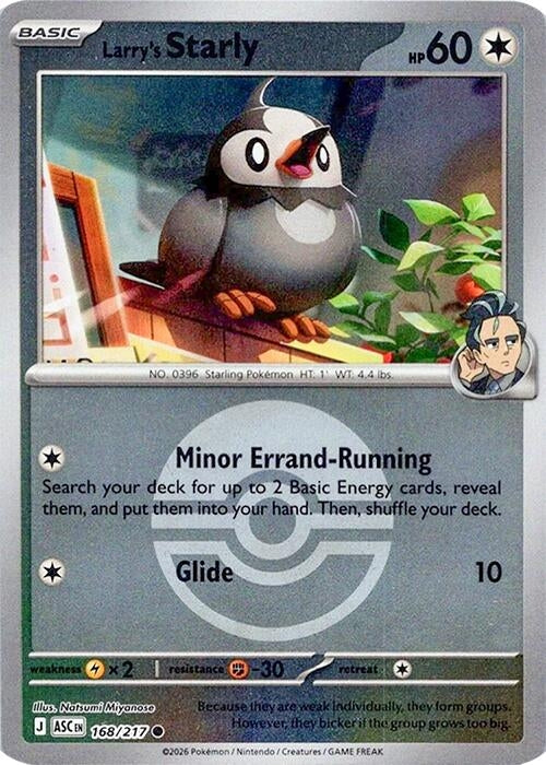 Image for Larry's Starly (Poke Ball) - Pokemon