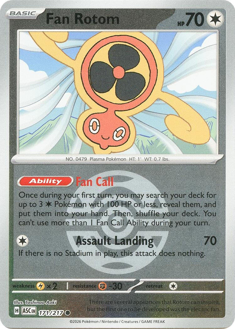 Fan Rotom - 171/217 (Dusk Ball)