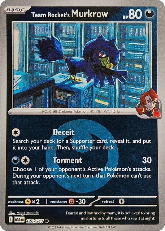 Image for Team Rocket's Murkrow (Energy Symbol Pattern) - Pokemon
