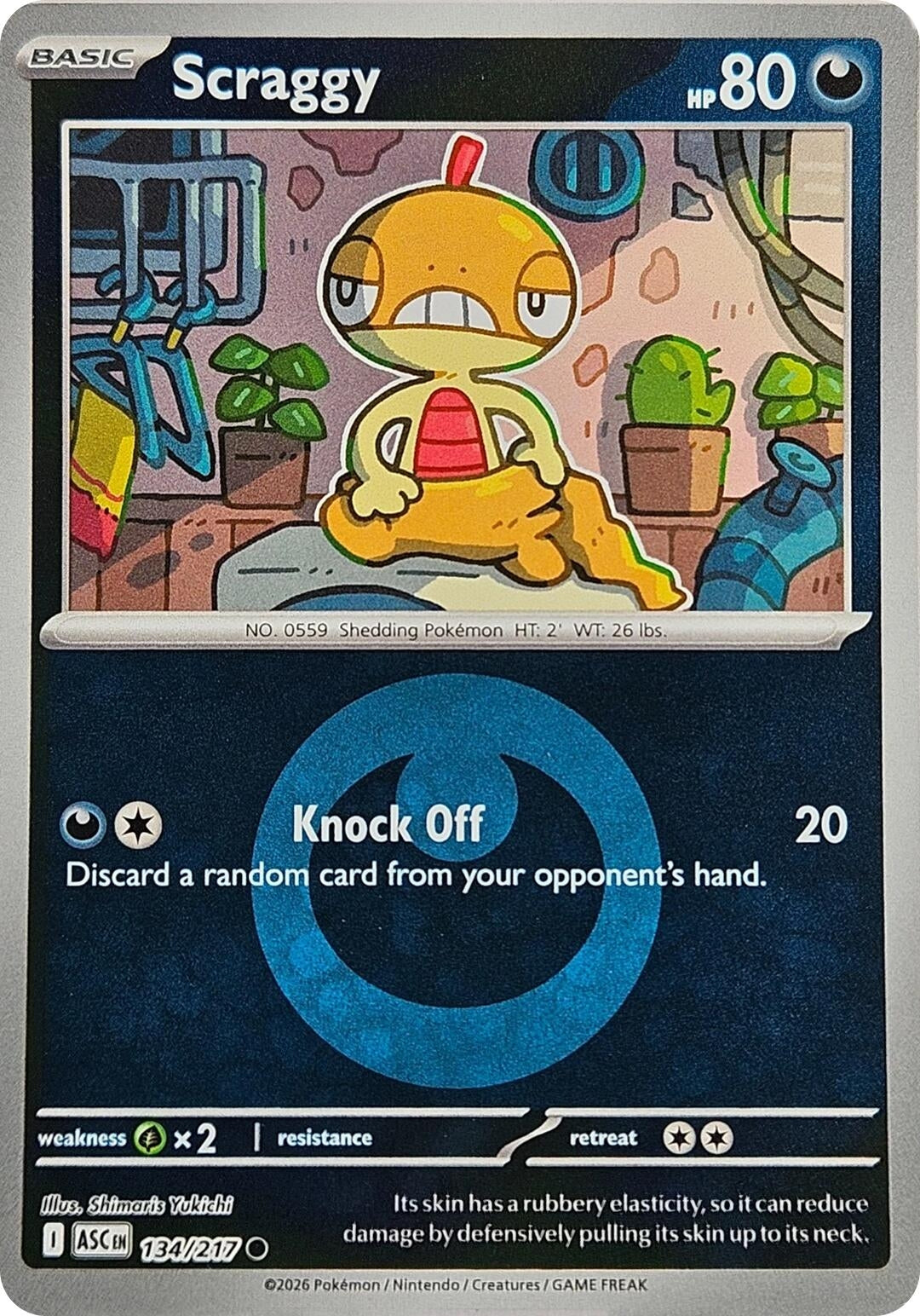 Image for Scraggy (Energy Symbol Pattern) - Pokemon